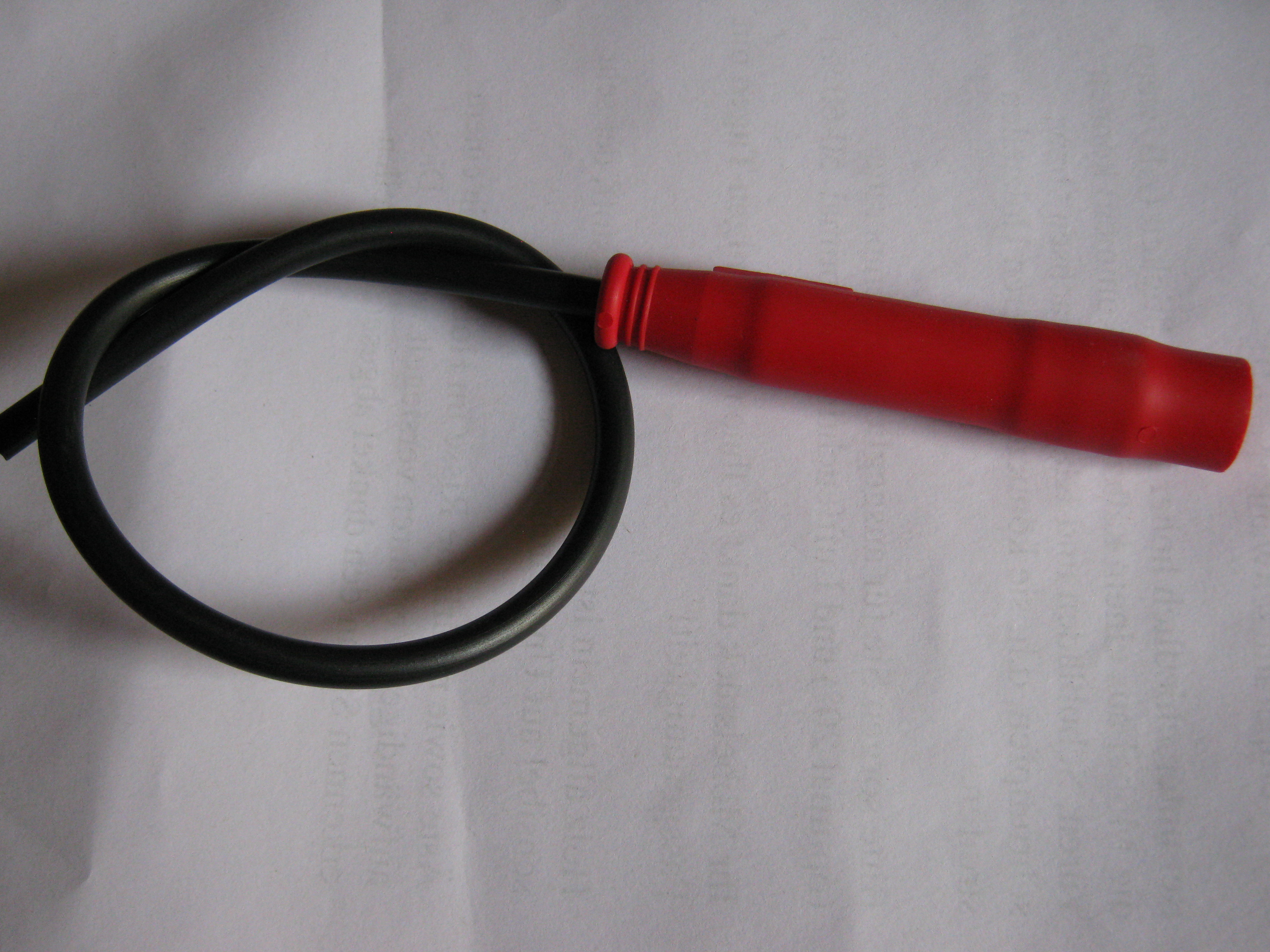 Kerzenstecker mit schwarzen ZÃ¼ndkabel Alternativ